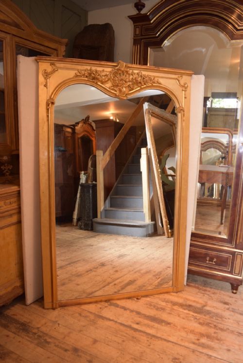 French Louis Xv Style Gilded Mirror