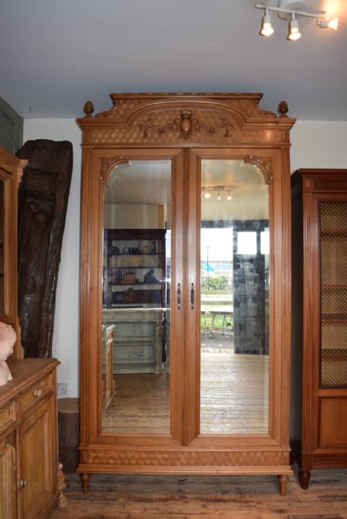French Louis Xv1 Style 2 Door Armoire