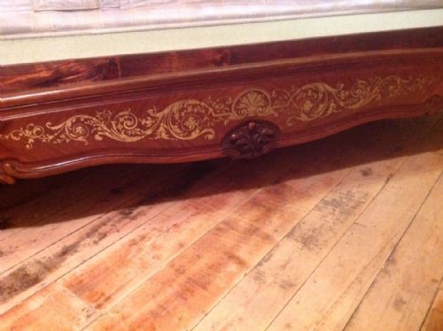 fig 1. French Louis IV rosewood double bed