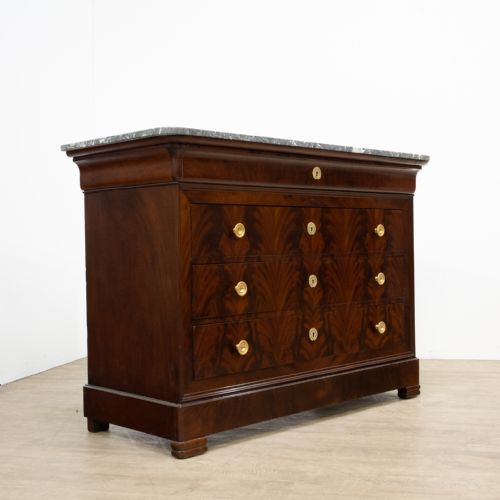 French Louis Philippe Mahogany Commode