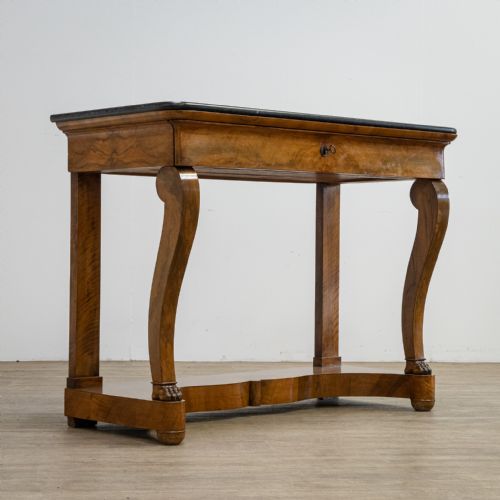 French Walnut Console Table
