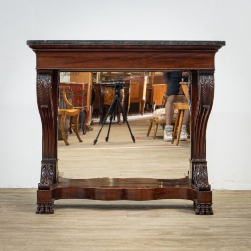 fig 1. French Mirror Backed Console Table