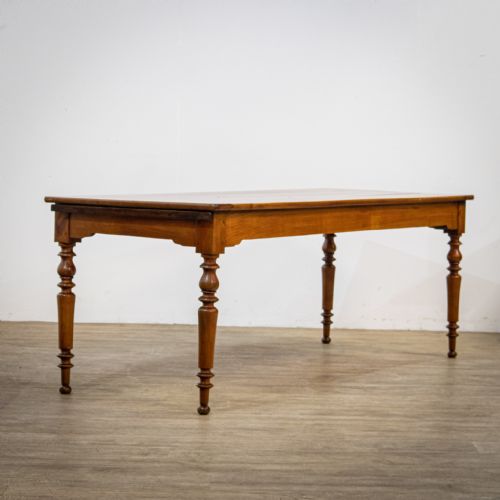 French Cherry Wood Farmhouse Table