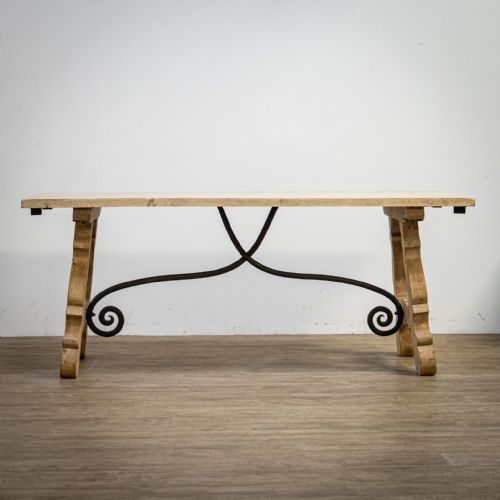 fig 1. Spanish Bleached Oak Table