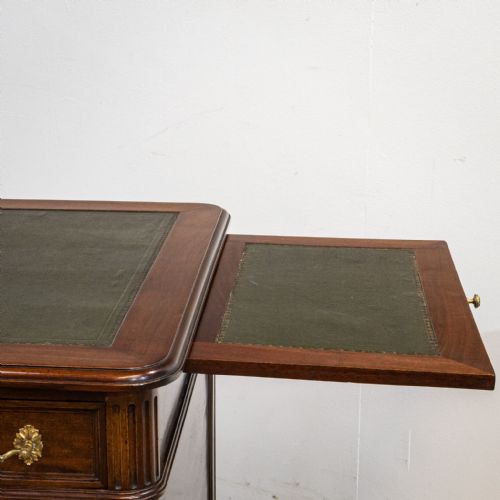 fig 2. French Mahogany Twin Pedestal Desk