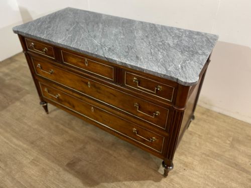 French Mahogany 18th Century Louis Xvi Commode