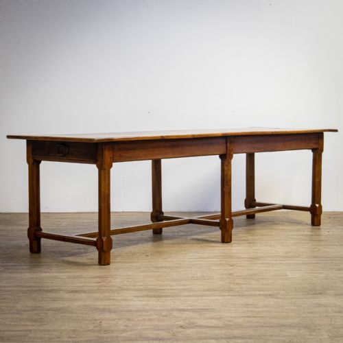 Large French Fruitwood Farmhouse Table