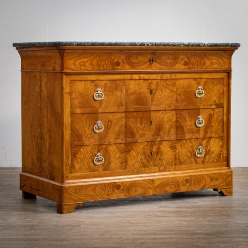 French Figured Ash Louis Philippe Commode