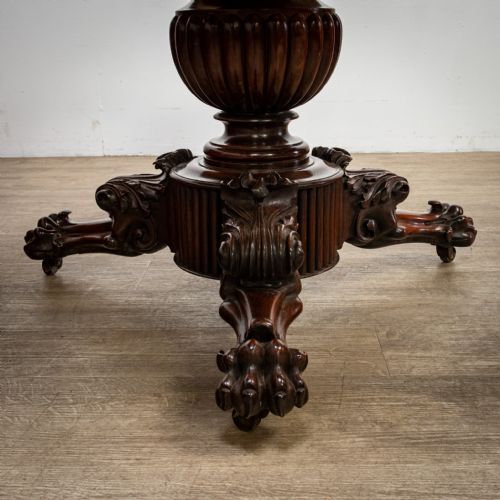 fig 1. 19th Century Gueridon with White Marble Top
