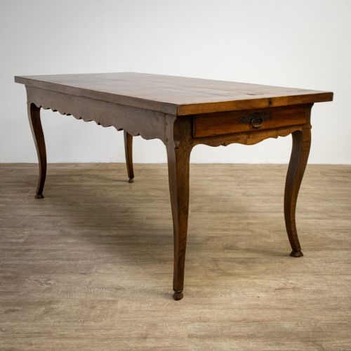 French Walnut Farmhouse Table