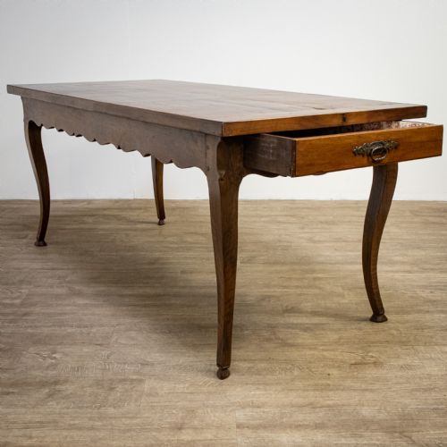 fig 1. French Walnut Farmhouse Table