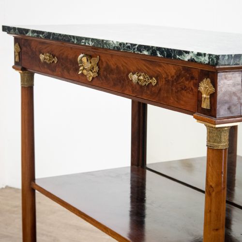fig 1. Krieger French Empire Style Console or Dessert Table