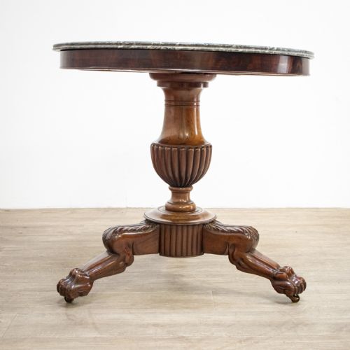 19th Century French Marble Top Gueridon