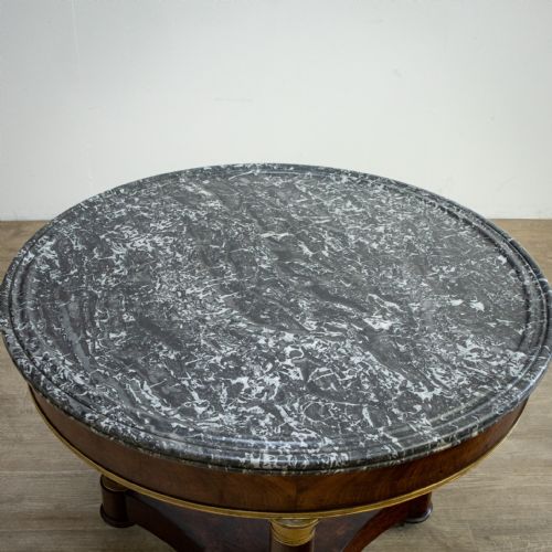 fig 1. French Mahogany & Ormolu Empire Table
