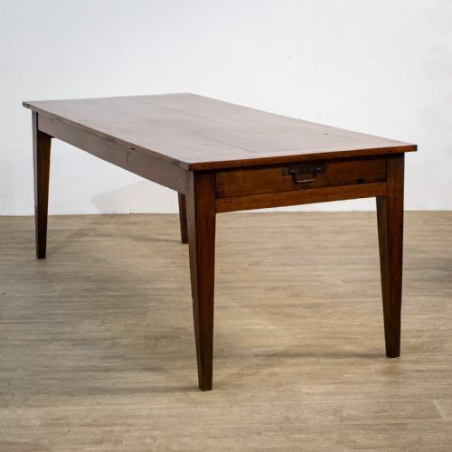 fig 1. French Fruitwood Farmhouse Table