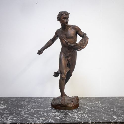 Bronze Figure of “Le Semeur” by Jean-baptiste Germain