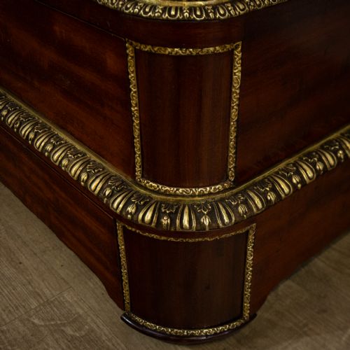FRENCH NAPOLEON III GLAZED ORMOLU BOOKCASE - ADDITIONAL PHOTO 7