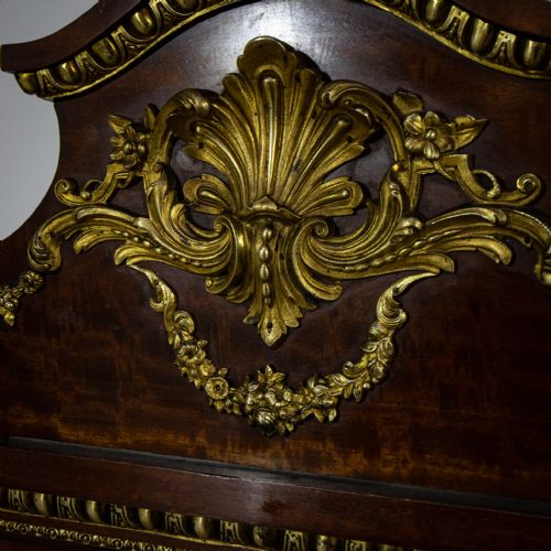 FRENCH NAPOLEON III GLAZED ORMOLU BOOKCASE - ADDITIONAL PHOTO 9