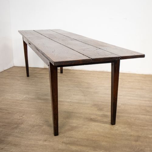 French 19th Century Oak Farmhouse Table