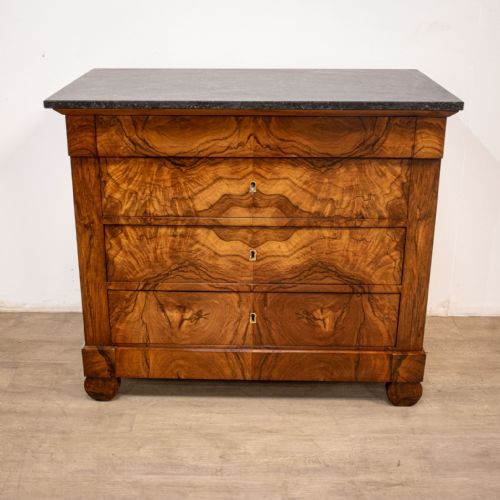 Walnut French Commode