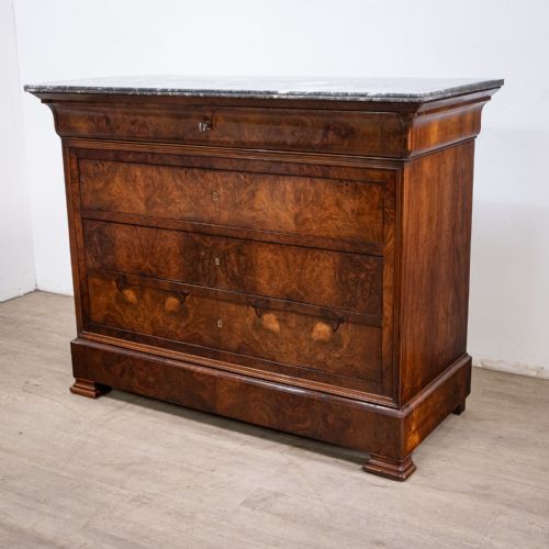 fig 1. Walnut Louis Philippe Commode