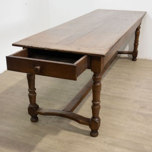 fig 1. French Fruitwood Farmhouse Table