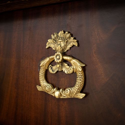 FRENCH MAHOGANY EMPIRE COMMODE - ADDITIONAL PHOTO 4