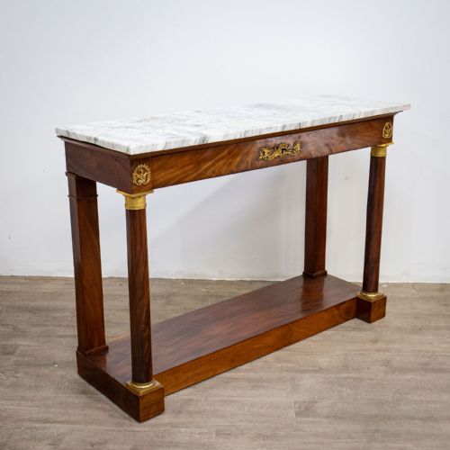 fig 1. Early 19th Century Empire Mahogany Console Table