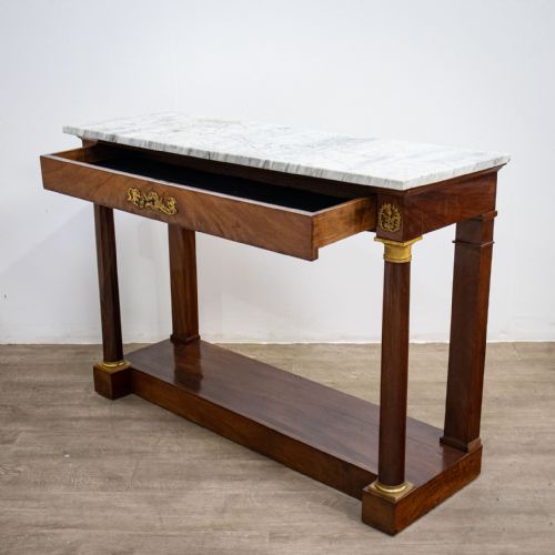 fig 2. Early 19th Century Empire Mahogany Console Table