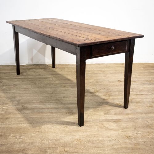 fig 1. Oak Farmhouse French Table