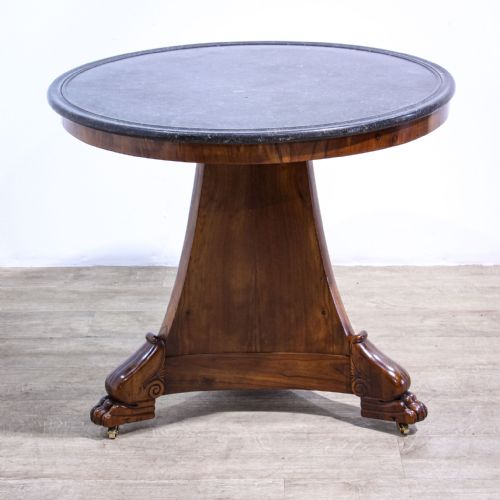 French Empire Marble Top Guéridon Table