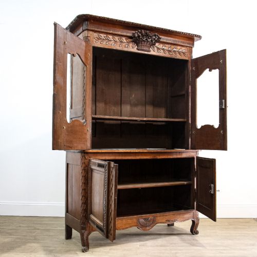 fig 2. French Oak Marriage Buffet Deux Corps