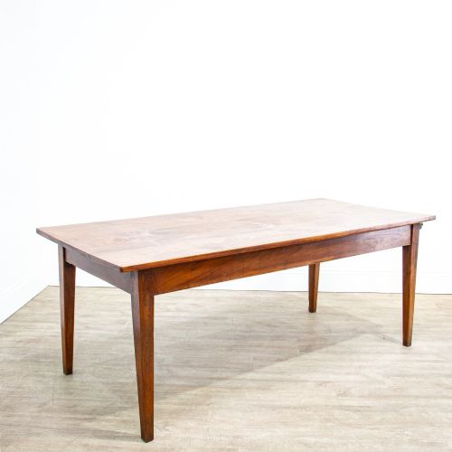 FRENCH 19TH CENTURY FRUITWOOD FARMHOUSE TABLE - ADDITIONAL PHOTO 5