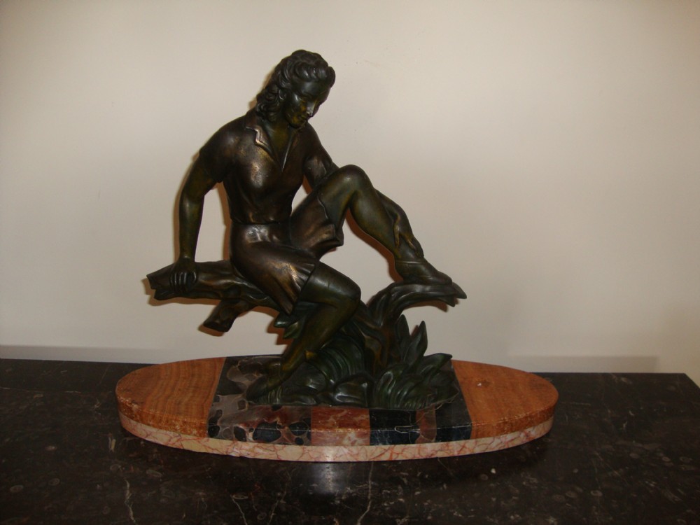 FRENCH ART DECO FIGURE