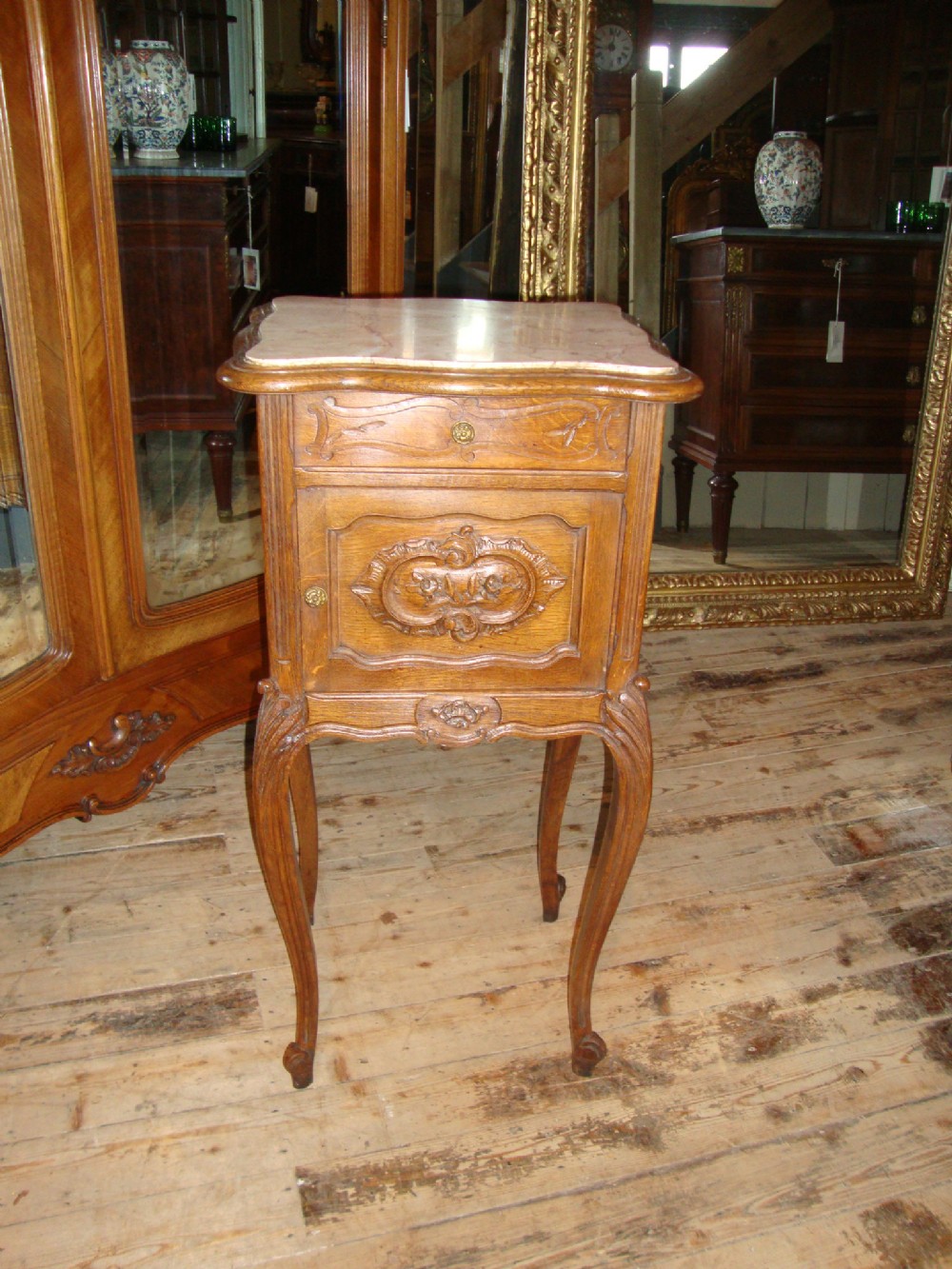 FRENCH LOUIS XV STYLE BEDSIDE CABINET