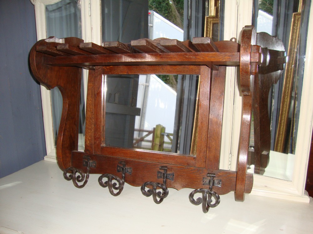 FRENCH OAK COAT RACK