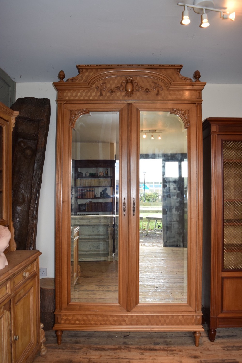 FRENCH LOUIS XV1 STYLE 2 DOOR ARMOIRE