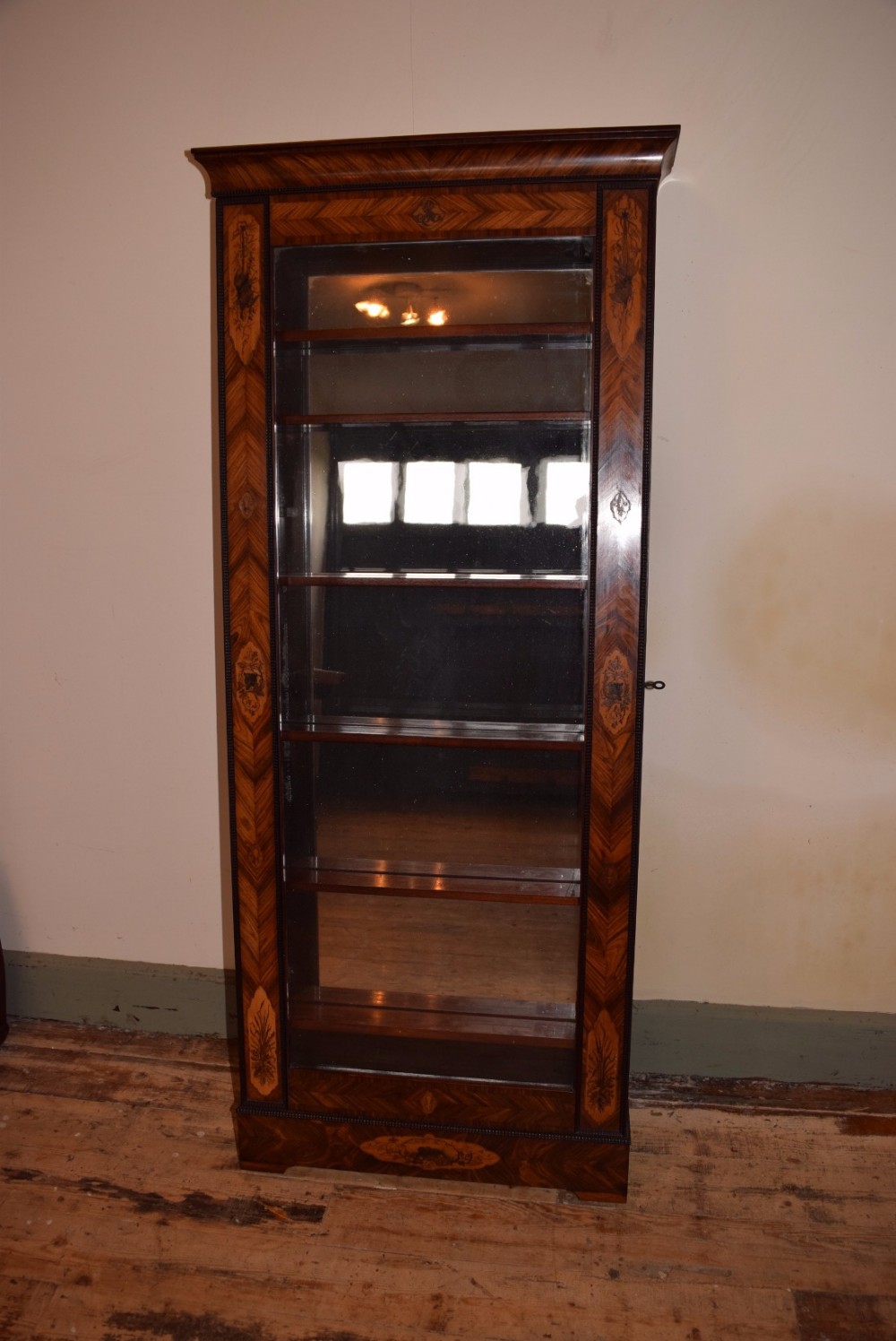 COLLECTORS CABINET IN KINGSWOOD WALL HANGING 