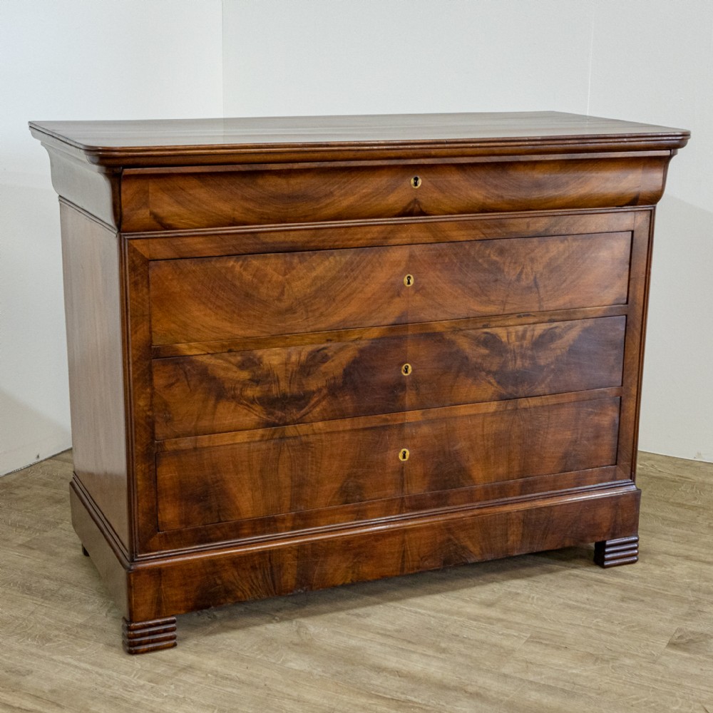 French Louis Philippe Walnut Commode