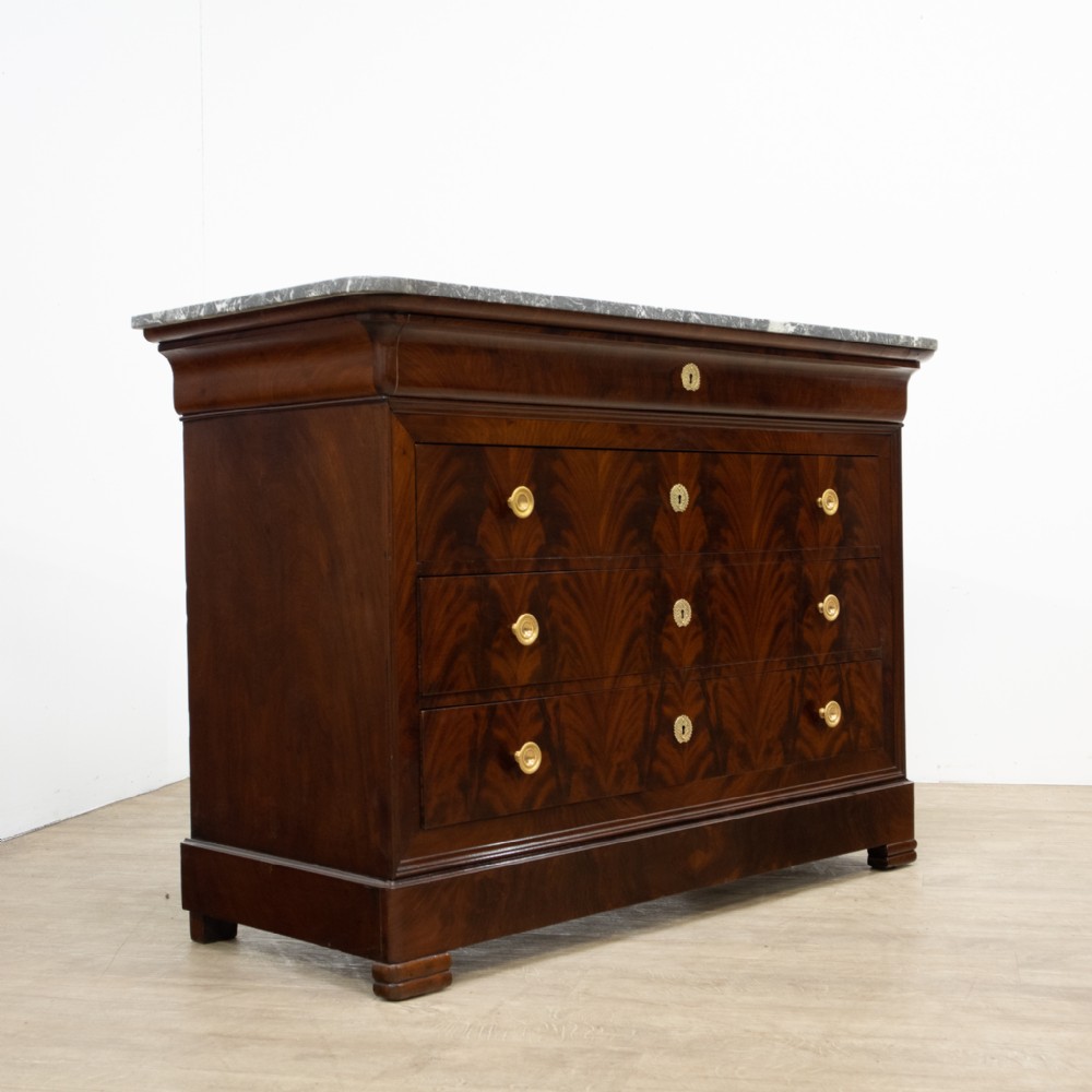 French Louis Philippe Mahogany Commode