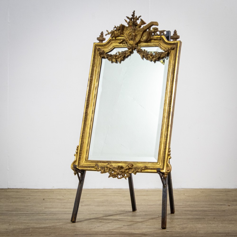 Louis 16th Style Gilt Mirror