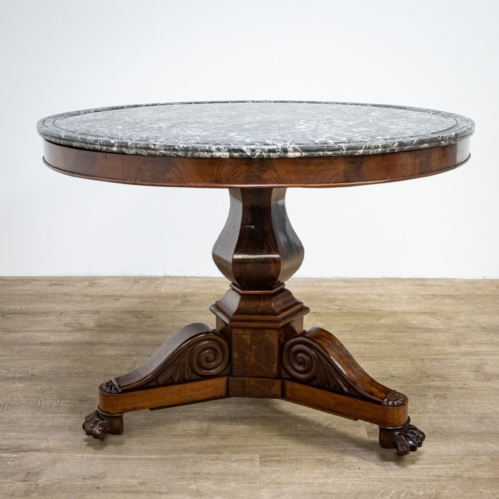 French Mahogany Gueridon Table
