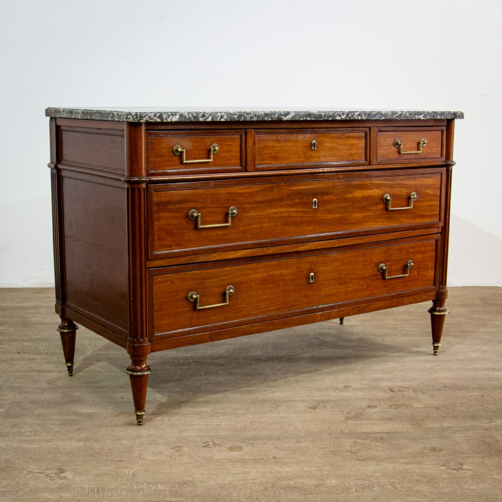 Louis XVI 18th Century Mahogany Commode