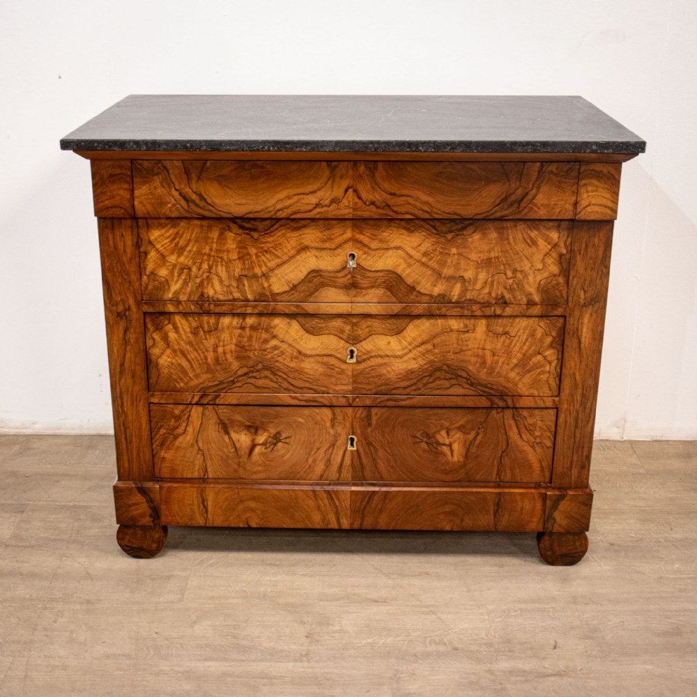 Walnut French Commode