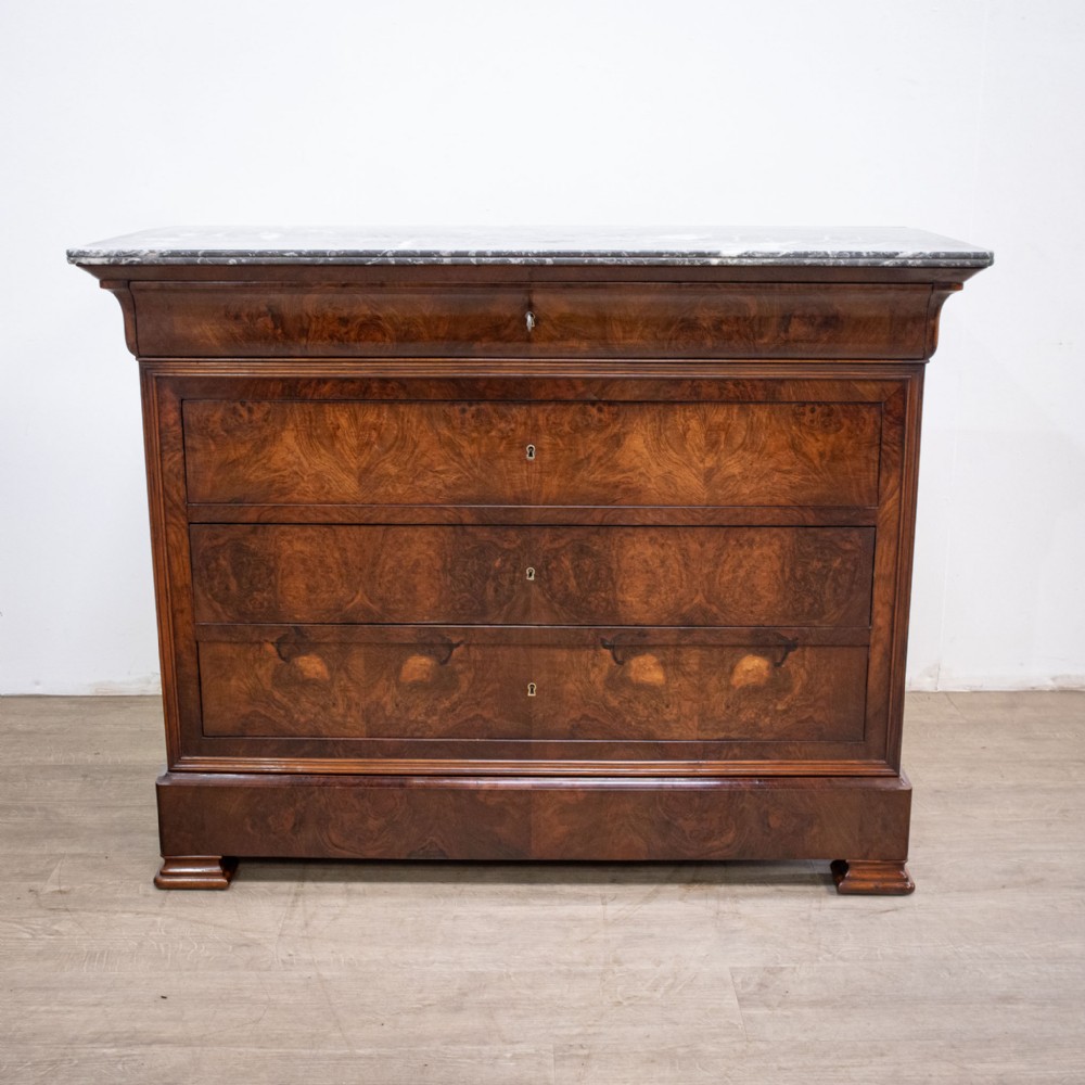 Walnut Louis Philippe Commode