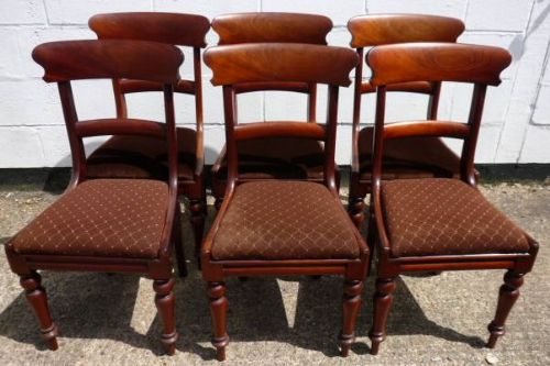 Set of 6 Early Victorian Dining Chairs