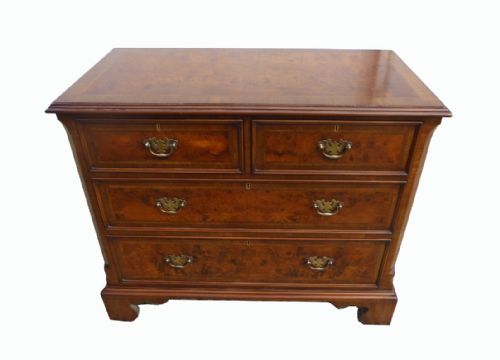 Small Burr Walnut Chest of Drawers