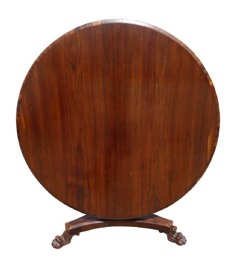 William IV Rosewood Tilt Top Table