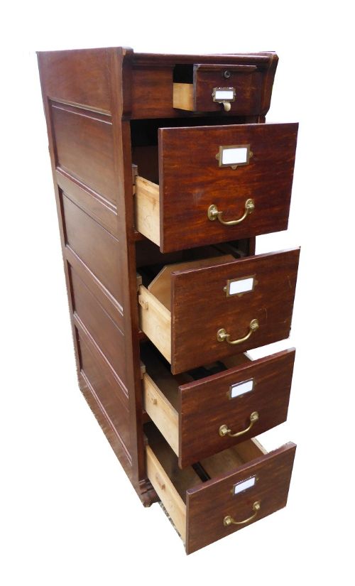 Late Victorian French File Cabinet