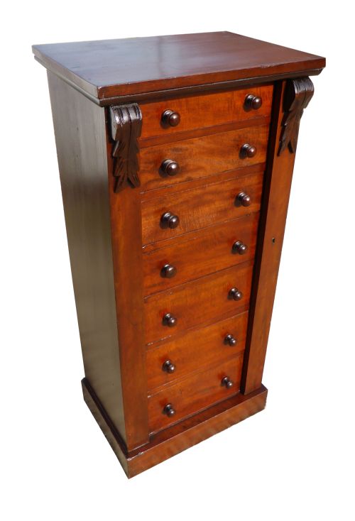 Victorian Mahogany Wellington Chest